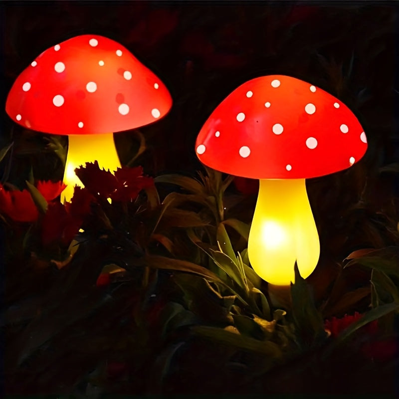 12pcs Solar Mushroom Garden Lights, IP65, 8 Lighting Modes, Outdoor Pathway and Patio Decorations, Suitable for Camping, Landscaping, Holiday Yard Decorations | Colorful Mushroom Lights | Suitable for Fall Decorations, Halloween Christmas Decorations