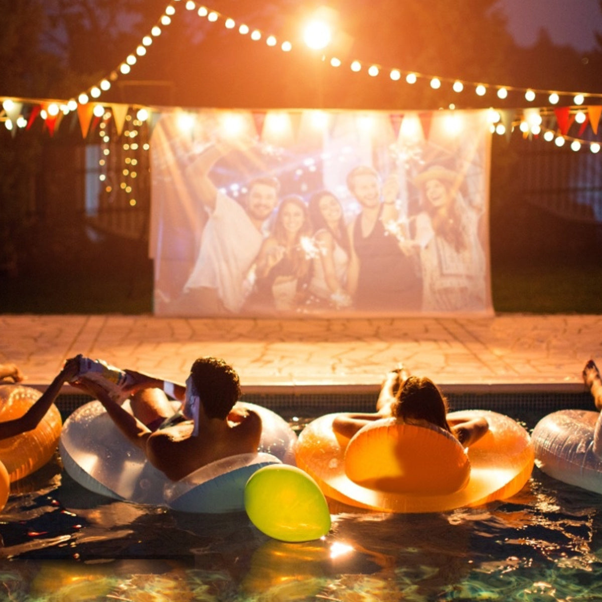 Gymax 96 FT LED Outdoor Commercial Grade Globe String Light Bulbs