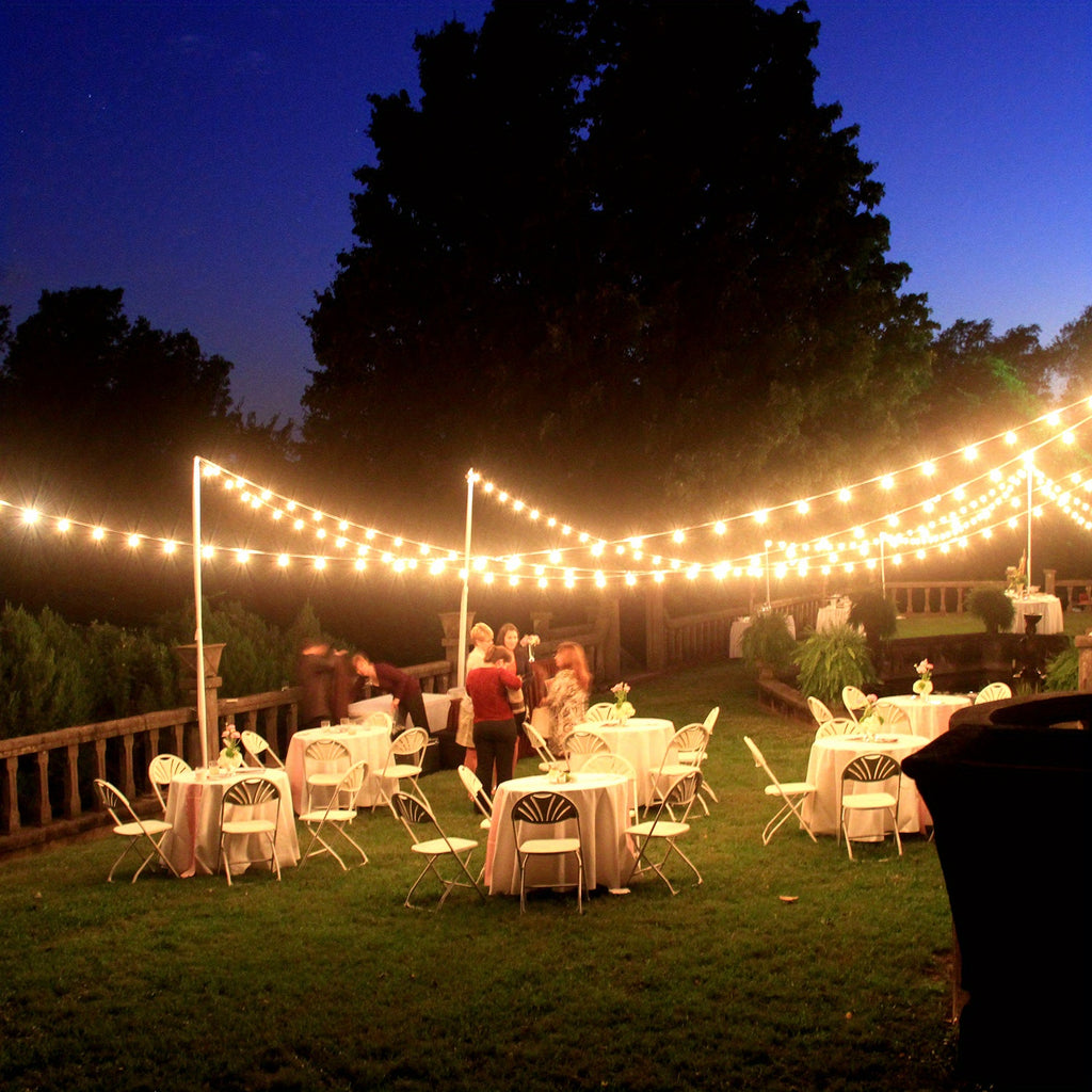 50\u002F 100 Ft Solar Outdoor String Light, Usb-Rechargeable Patio Rope Light, 2700K Warm White, Weather Resistant Material, 12+1\u002F 24+1 Breakproof ST38 E12 Bulb for Patio, Backyard, Porch, Outdoor Pool