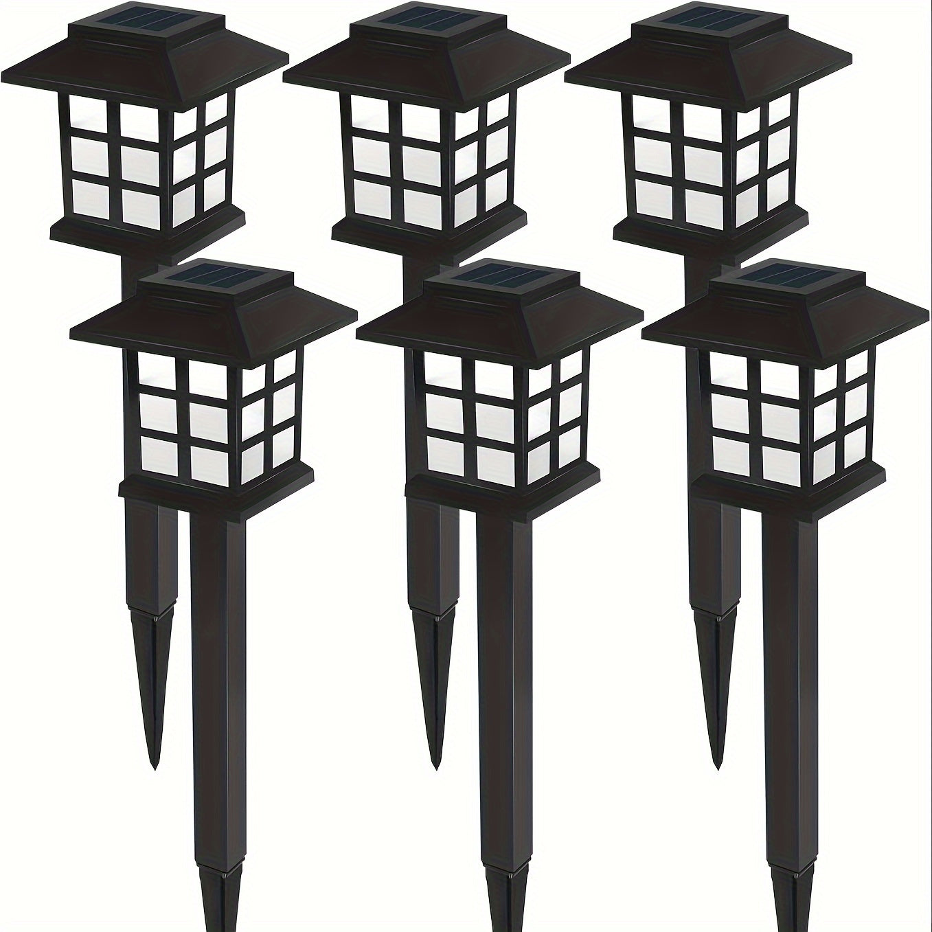 6\u002F8\u002F16\u002F24Pack Solar Powered Lights - Waterproof Lights For Landscape, Patio, Solar Lights For Paths