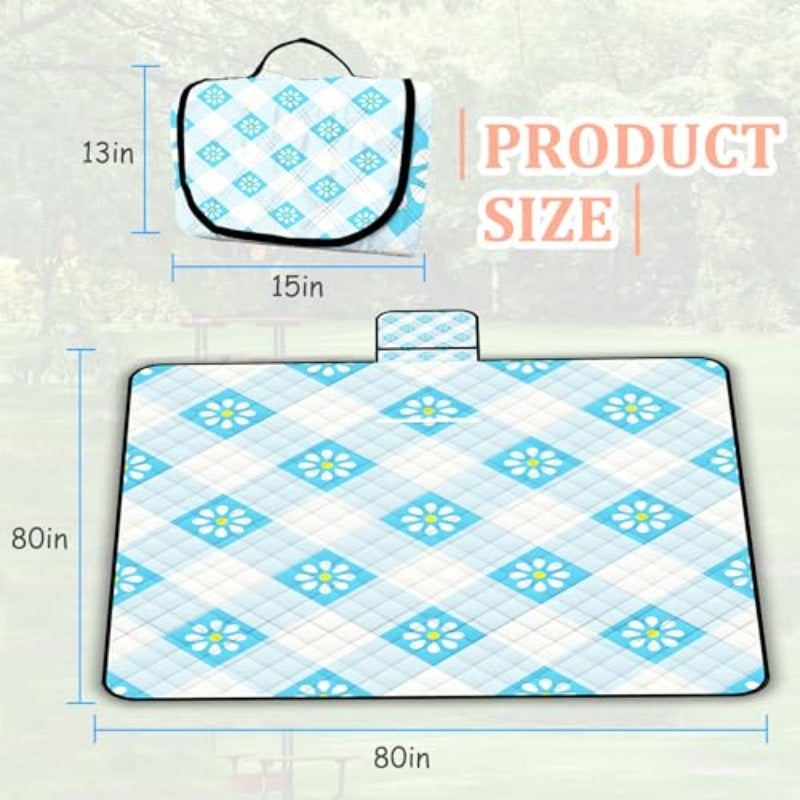 Extra Large High Quality Picnic Blanket & Outdoor Mat - 80\