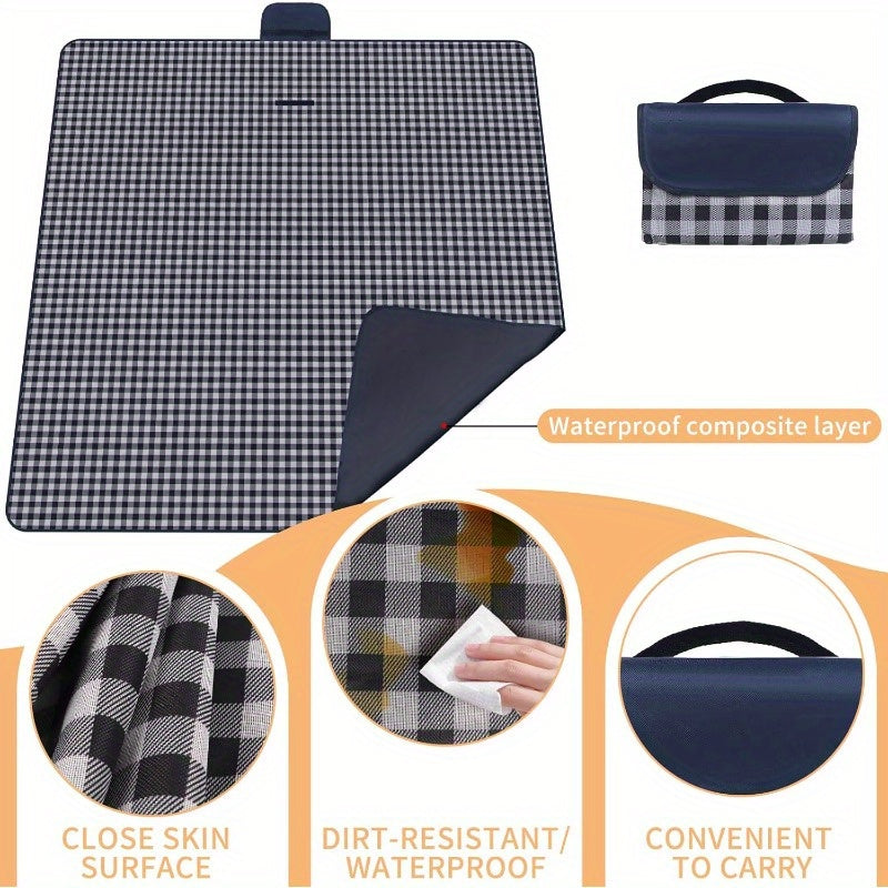 Handcrafted Picnic Basket Made of Wood Chips, Designed for Four People, Featuring Sturdy Woven Construction, Double Swing Handles, And a Spacious Picnic Mat. Ideal for Outdoor Gatherings, Camping, Or As a Wedding Gift for Couples.