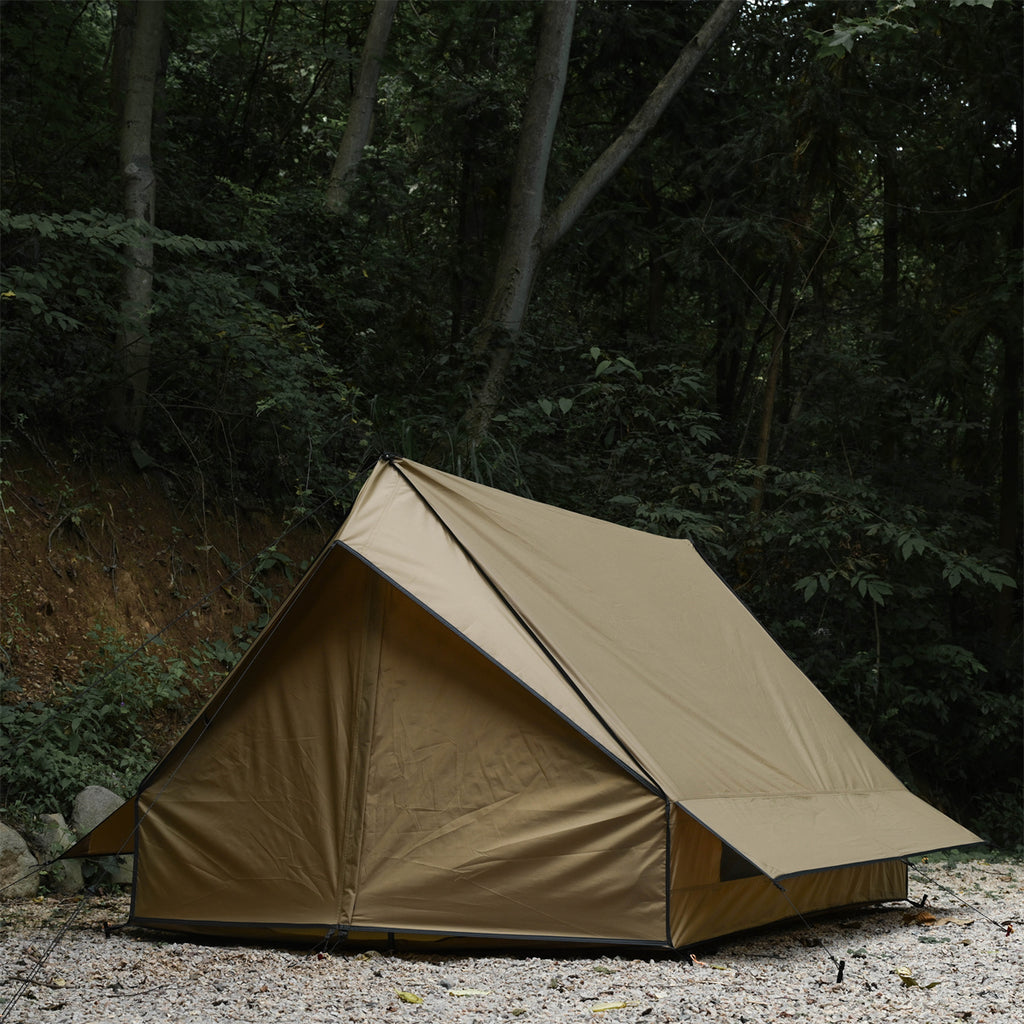 Upgraded large version, Cabin Style Insulated Tent, Portable Retro Cabin With Five Regular Chimney Pipes, An Adjustable Chimney Valve, And A Chimney Head, Four Season Camping Tent, Baker Style Shelter Tent, Easy To Install