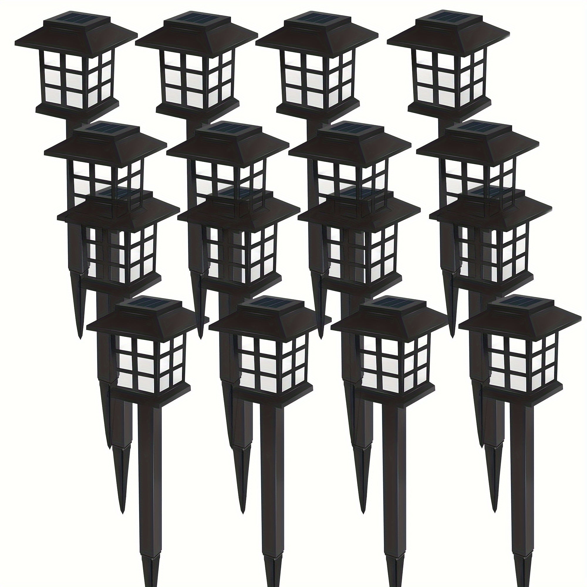 6\u002F8\u002F16\u002F24Pack Solar Powered Lights - Waterproof Lights For Landscape, Patio, Solar Lights For Paths