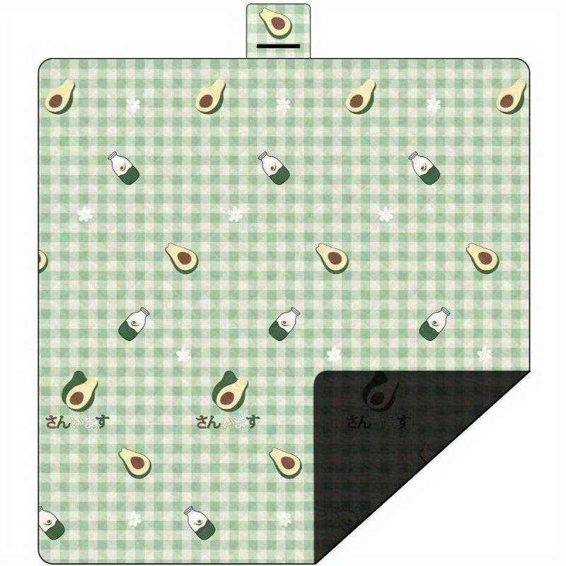 Outdoor Sandproof Waterproof Picnic Blanket, Extra Large 8034; x 8034; Foldable Machine Washable Mat for Indoor Crawling Blanket (Green)