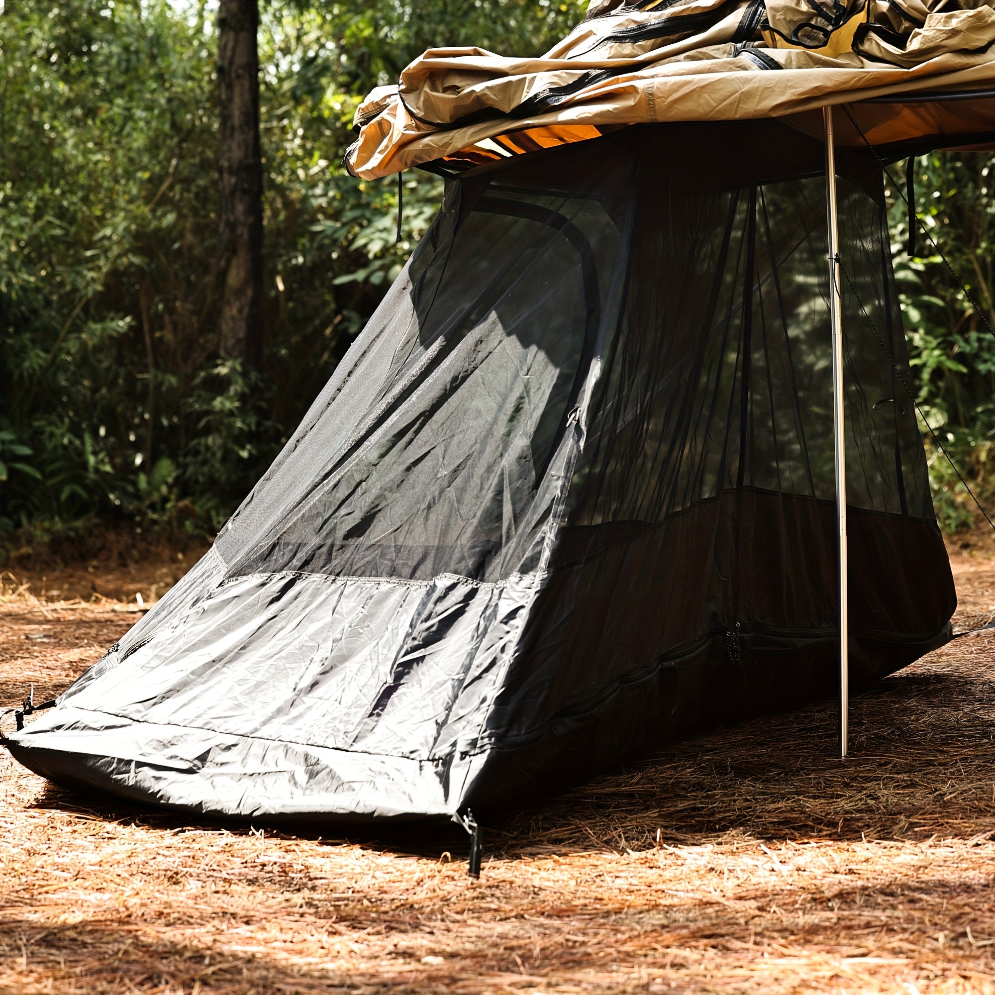 2-Person Dandelion Shell Bell-Shaped 4-Season Hot Tent | Waterproof, Windproof & Lightweight for Camping, Hiking & Outdoor Adventures | Beige, Polyester Blend, Easy Setup with Zipper Closure, Camping Accessories