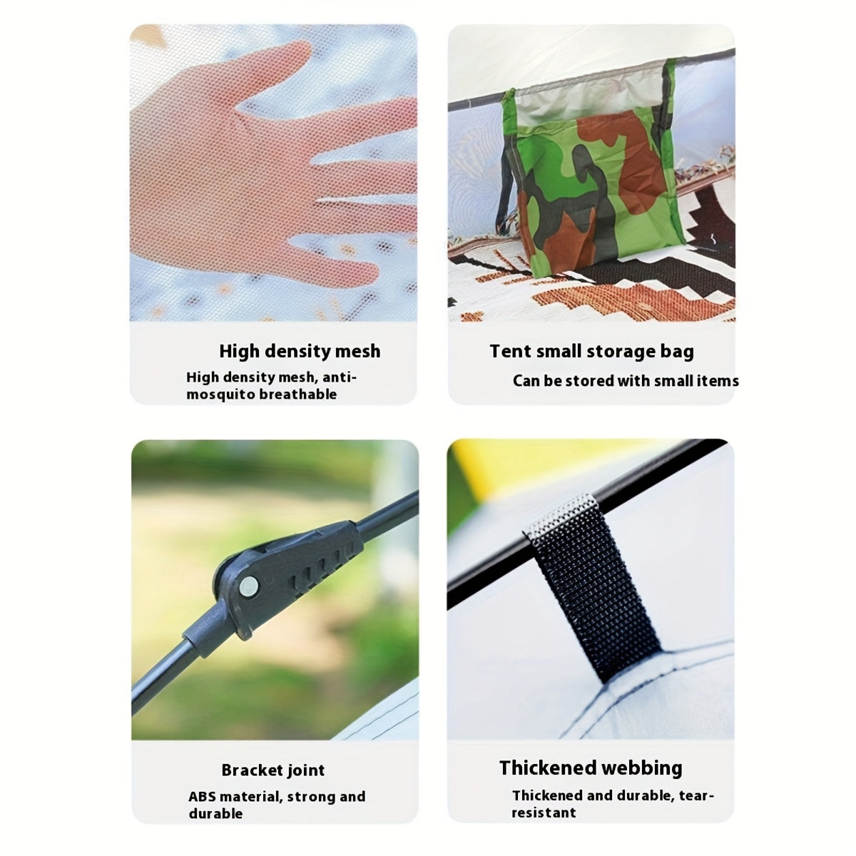 1-4 Person Camping Tents, Outdoor One-piece Pop-up Tent, Four Season Universal, It Is Recommended To Build, Suitable For Outdoor Travel, It Is The Best Choice For Outdoor Travel