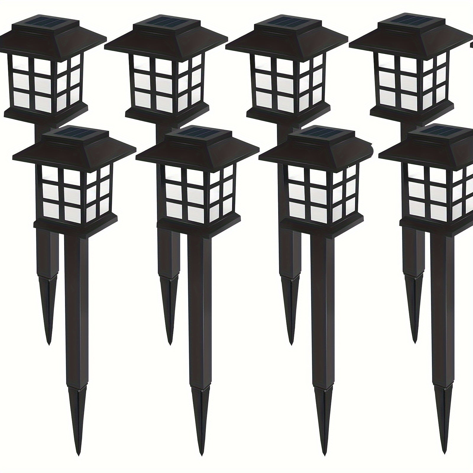 6\u002F8\u002F16\u002F24Pack Solar Powered Lights - Waterproof Lights For Landscape, Patio, Solar Lights For Paths